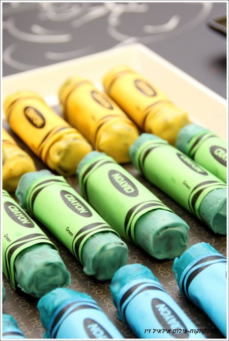 עוגיות בצורת צבעי יצירה