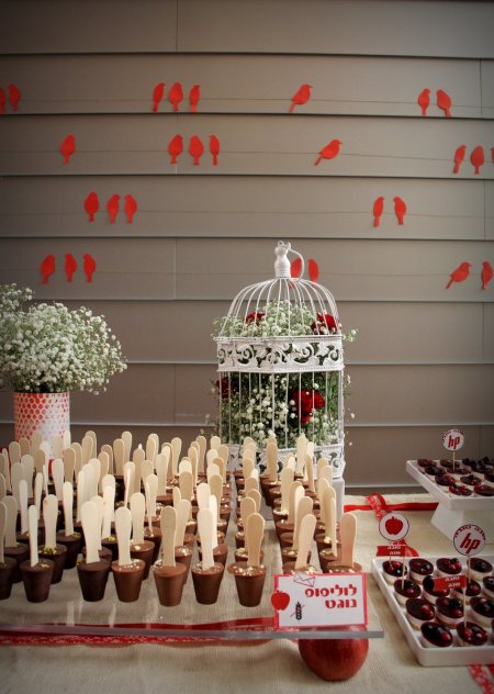 לוליפופ נוגט, פנקוטה קסיס ודקורציות שולחן