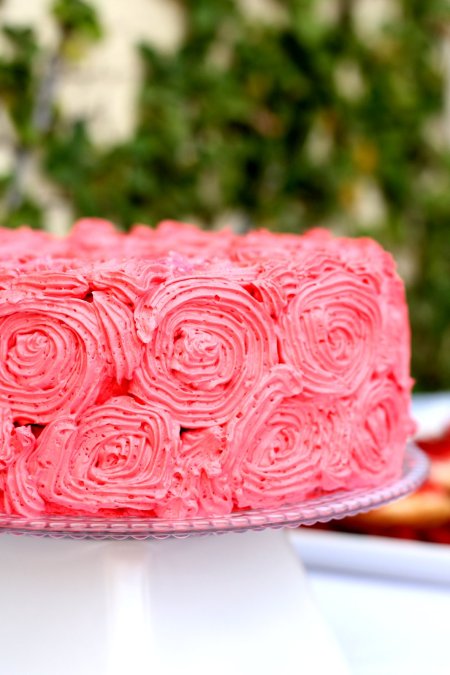 עוגת קרם שושנים