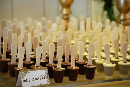 לוליפופס עם תגית