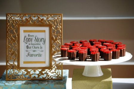 מגש קינוחים ותמונה